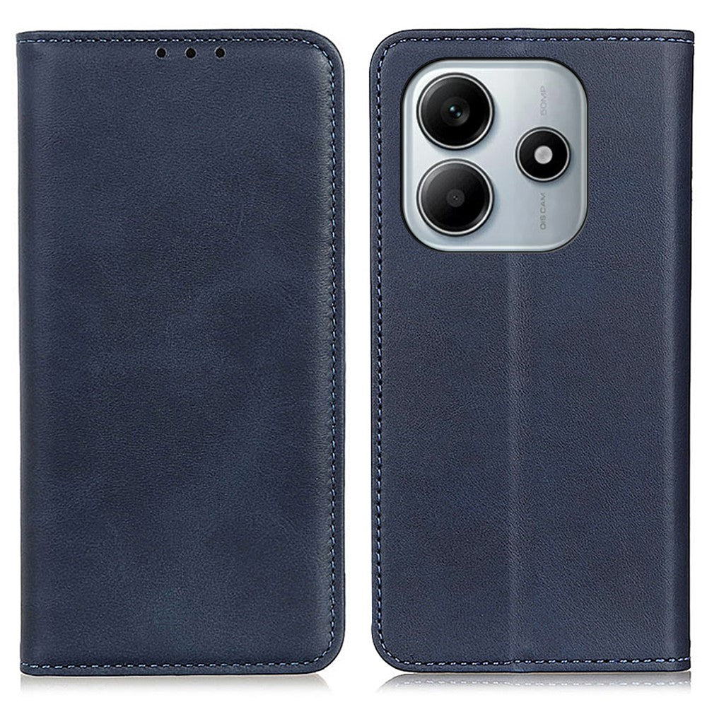 For Xiaomi Redmi Note 14 4G (164.84mm) Case Split Leather Flip Wallet Phone Cover