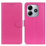 For Xiaomi Redmi Note 14 4G (164.84mm) Wallet Case PU Leather Phone Cover Litchi Texture