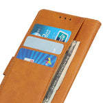 For Xiaomi Redmi Note 14 4G (164.84mm) Case Cowhide Texture Leather Wallet Stand Phone Cover