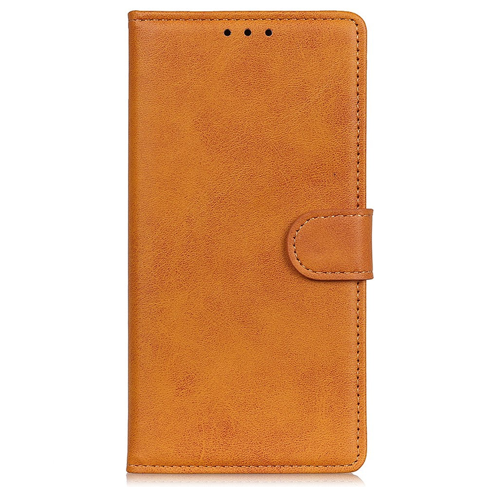 For Xiaomi Redmi Note 14 4G (164.84mm) Case Cowhide Texture Leather Wallet Stand Phone Cover