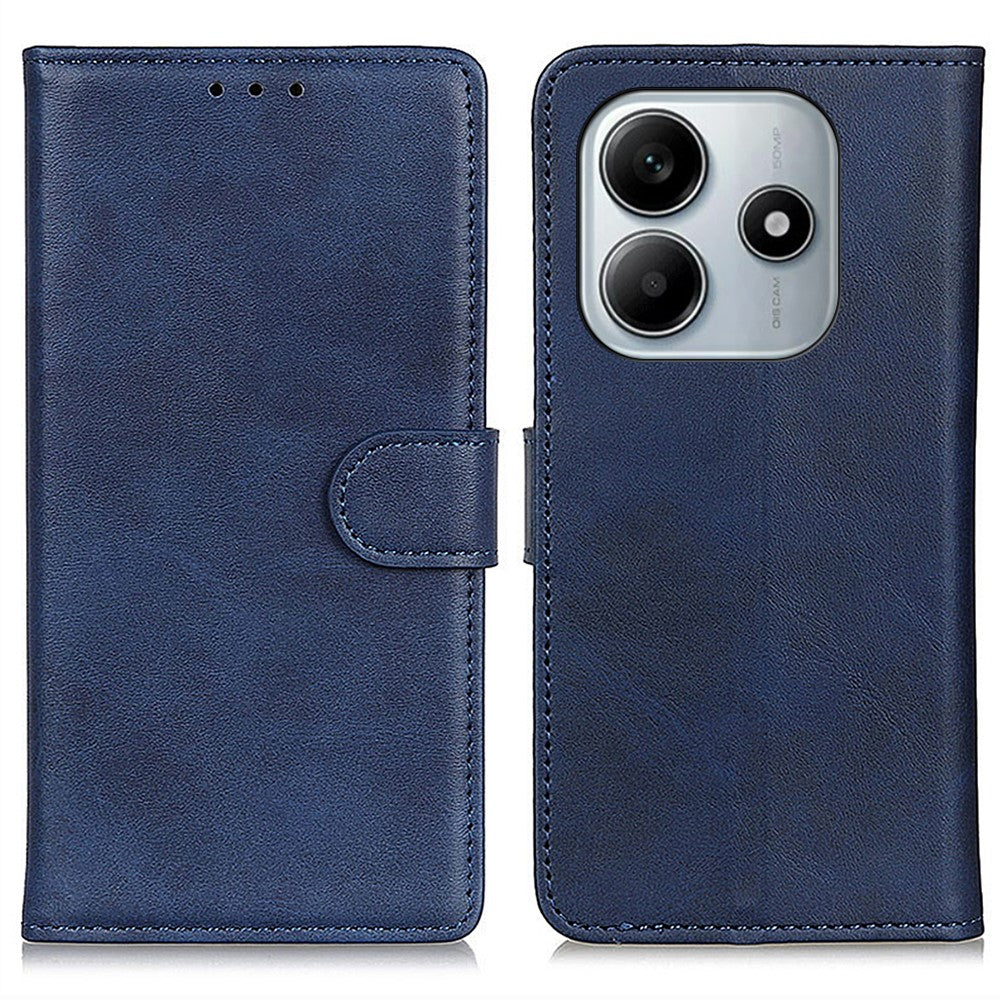 Xiaomi Redmi Note 14 4G (164.84mm) Fodral Kohudstruktur Läder Plånboksfodral mobilskal