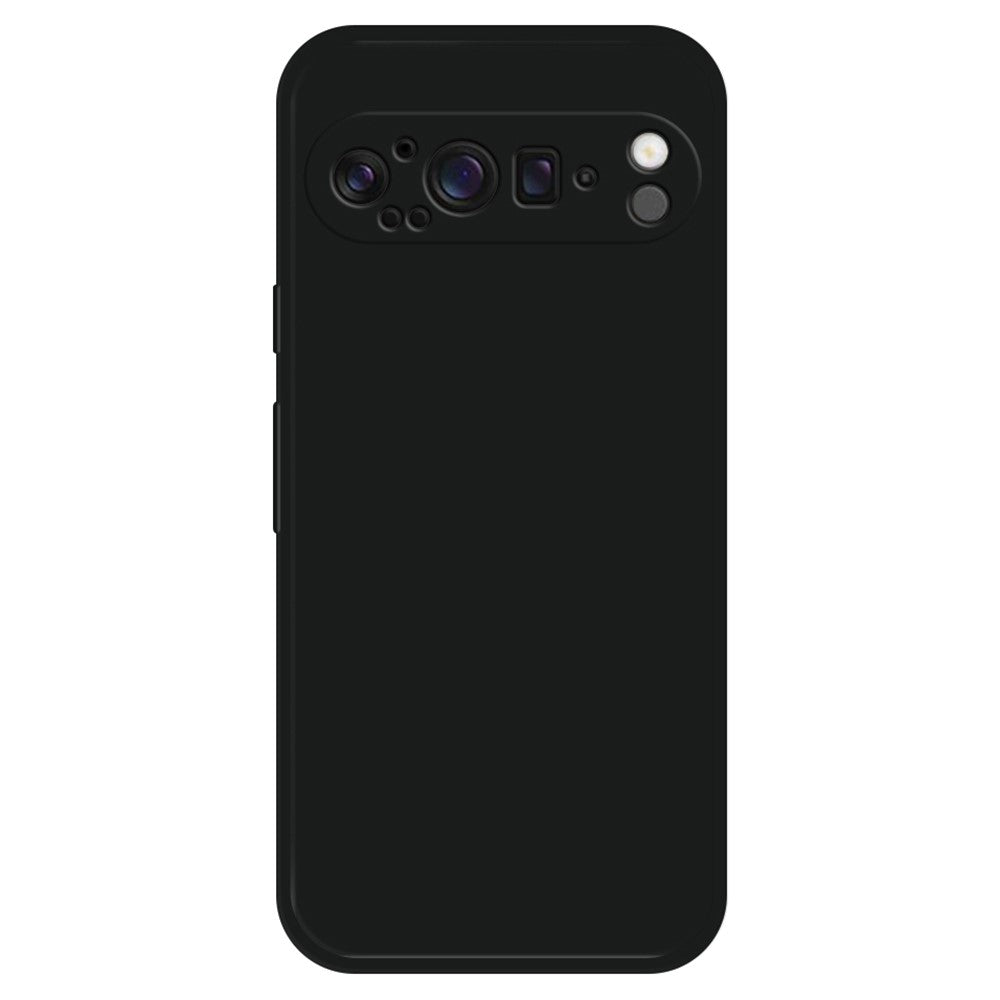 Til Google Pixel 9 Pro TPU-cover med lige kant og beskyttelse til telefonen
