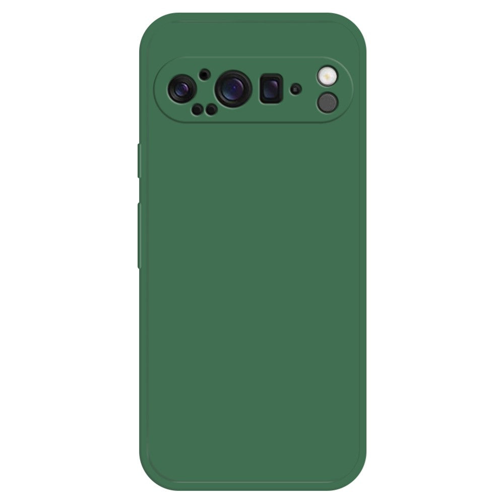 Til Google Pixel 9 Pro TPU-cover med lige kant og beskyttelse til telefonen