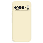 Til Google Pixel 9 Pro TPU-cover med lige kant og beskyttelse til telefonen