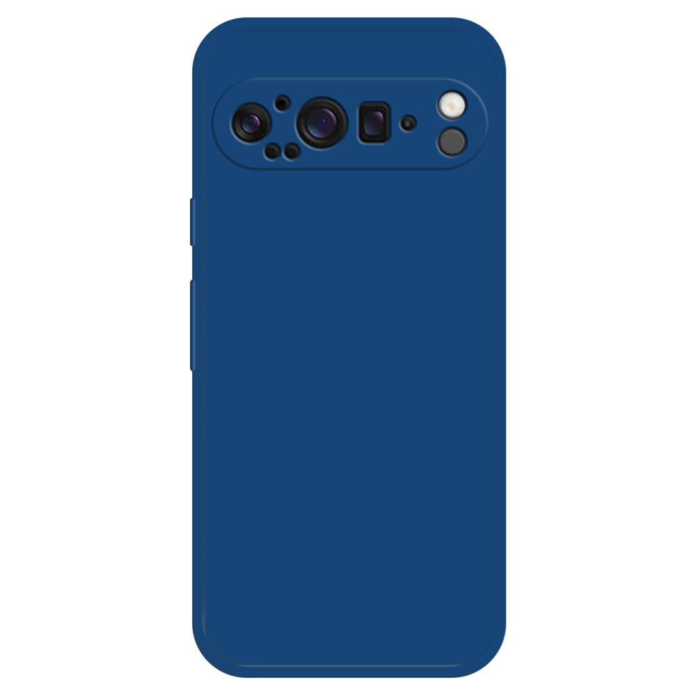 Til Google Pixel 9 Pro TPU-cover med lige kant og beskyttelse til telefonen