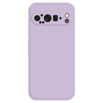 Til Google Pixel 9 Pro TPU-cover med lige kant og beskyttelse til telefonen