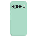 Til Google Pixel 9 Pro TPU-cover med lige kant og beskyttelse til telefonen