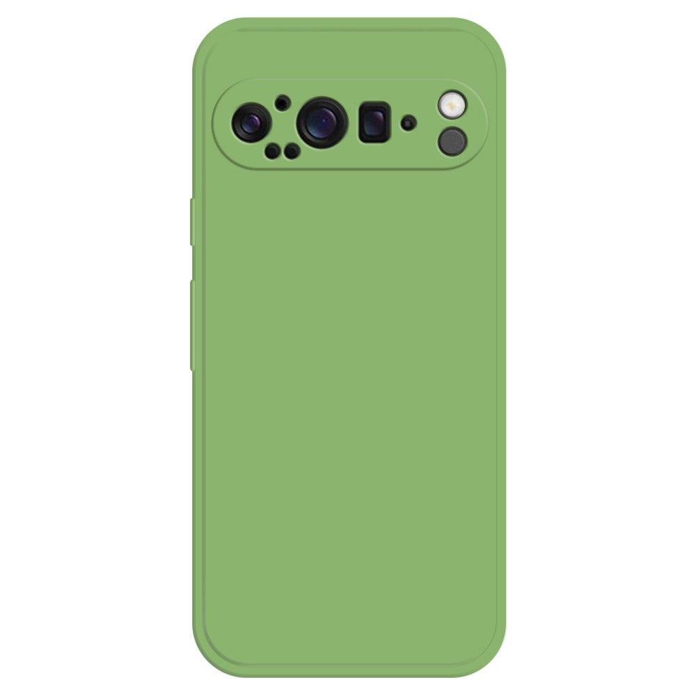 Til Google Pixel 9 Pro TPU-cover med lige kant og beskyttelse til telefonen