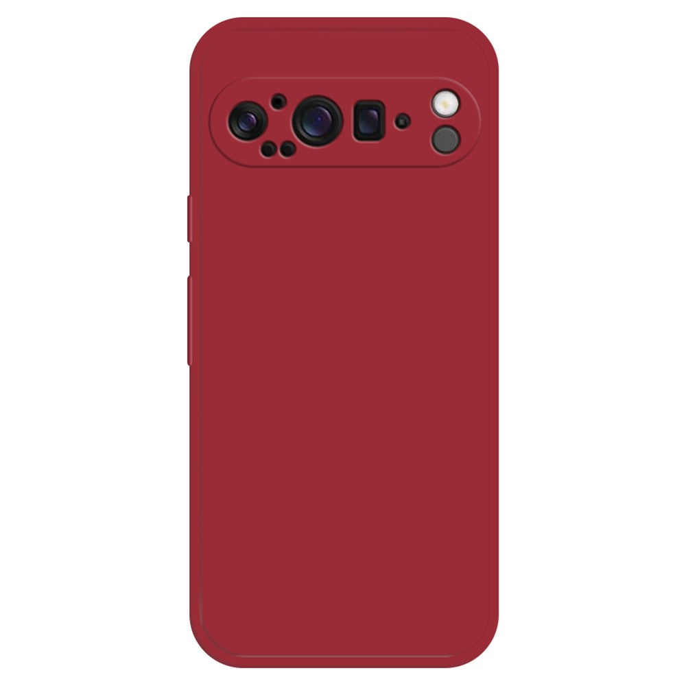 Til Google Pixel 9 Pro TPU-cover med lige kant og beskyttelse til telefonen