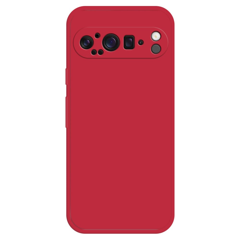 Til Google Pixel 9 Pro TPU-cover med lige kant og beskyttelse til telefonen