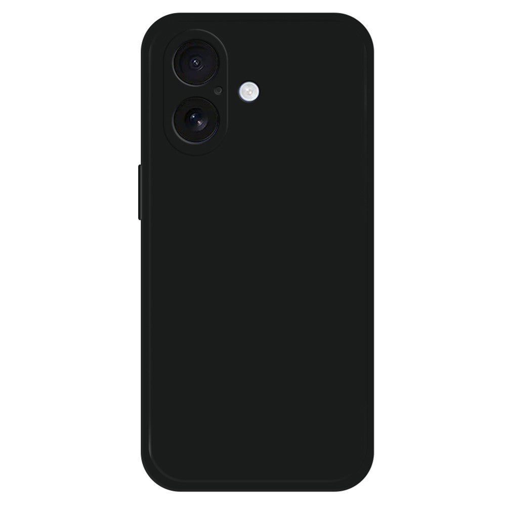 For iPhone 16 TPU Case Straight Edge Protection Phone Cover