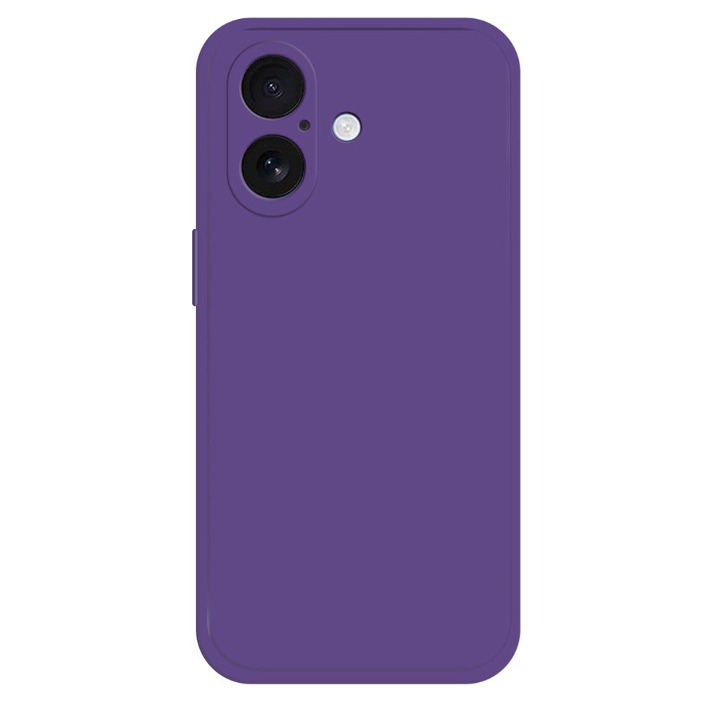 For iPhone 16 TPU Case Straight Edge Protection Phone Cover
