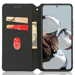 Drop-proof Phone Case For Xiaomi 12T 5G / Redmi K50 Ultra 5G / 12T Pro 5G, Magnetic Auto Closing Protective Shell Wallet Stand Imprinted Rhombus Pattern PU Leather Phone Cover