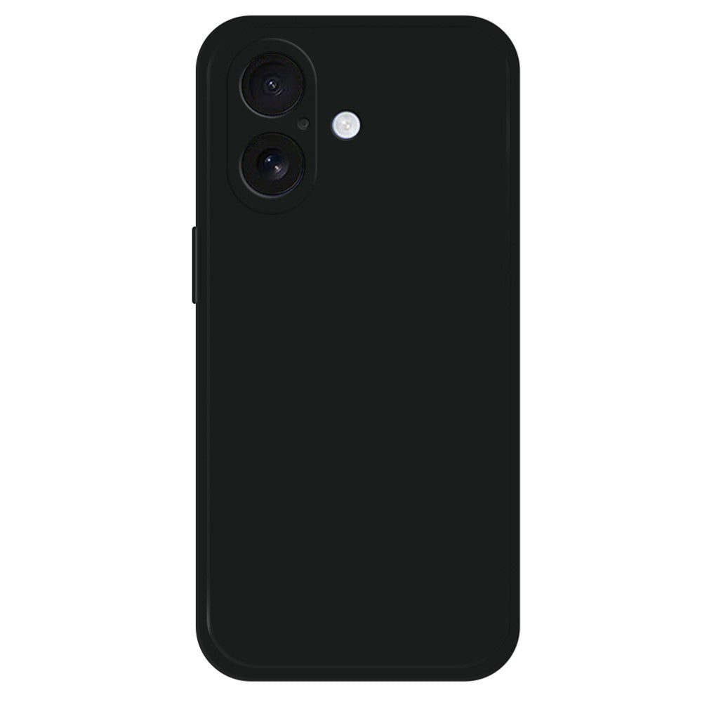 For iPhone 16 Plus TPU Case Straight Edge Protection Phone Cover