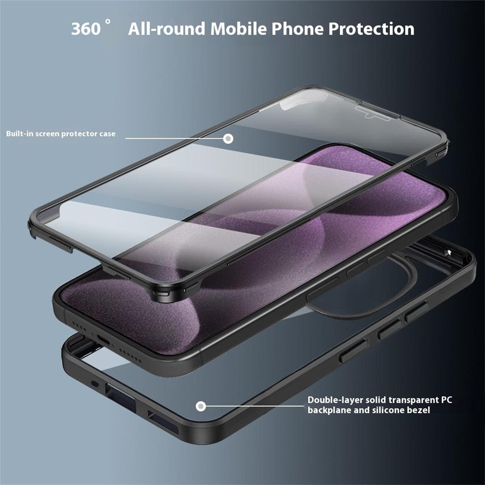 For Xiaomi Poco X7 5G / Redmi Note 14 Pro+ 5G / Note 14 Pro 5G Case Acrylic + TPU Clear Phone Cover with PET Screen Film