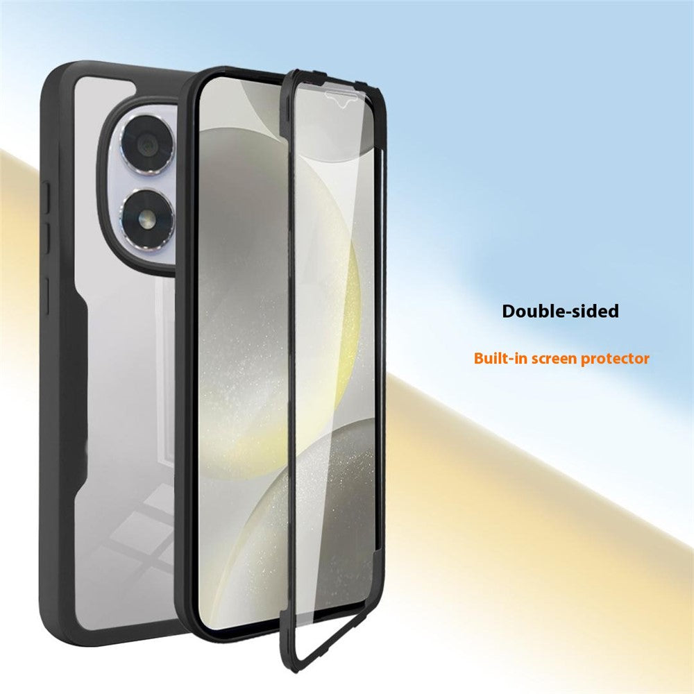For Xiaomi Poco X7 5G / Redmi Note 14 Pro+ 5G / Note 14 Pro 5G Case Acrylic + TPU Clear Phone Cover with PET Screen Film