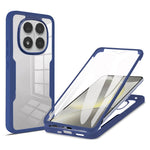 For Xiaomi Poco X7 5G / Redmi Note 14 Pro+ 5G / Note 14 Pro 5G Case Acrylic + TPU Clear Phone Cover with PET Screen Film