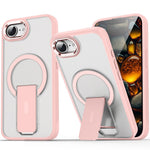 Til iPhone 17e / 16e cover kompatibel med MagSafe PC + TPU telefoncover med støttefod