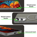 For Samsung Galaxy S25 Edge Magnetic Case PC + TPU Phone Cover with Kickstand