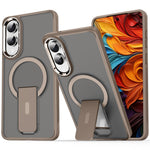 For Samsung Galaxy S25 Edge Magnetic Case PC + TPU Phone Cover with Kickstand