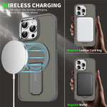 For iPhone 13 Pro Max / 12 Pro Max Case Compatible with MagSafe PC + TPU Phone Cover with Kickstand