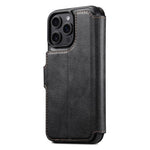 SUTENI Q-05 For iPhone 14 Pro Max Wallet Case 2 in 1 Detachable Leather Flip Phone Cover with Stand