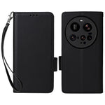 For Xiaomi 15 Ultra Case with Wrist Strap Litchi Texture PU Leather Wallet Phone Cover