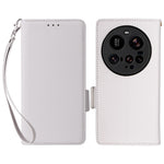 For Xiaomi 15 Ultra Case with Wrist Strap Litchi Texture PU Leather Wallet Phone Cover