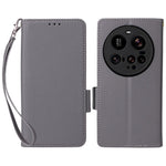 For Xiaomi 15 Ultra Case with Wrist Strap Litchi Texture PU Leather Wallet Phone Cover