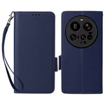 For Xiaomi 15 Ultra Case with Wrist Strap Litchi Texture PU Leather Wallet Phone Cover