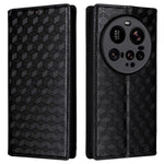 For Xiaomi 15 Ultra Case Wallet Rhombus Imprinted Leather Phone Cover
