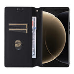 For Xiaomi 15 Ultra Case Wallet Rhombus Imprinted Leather Phone Cover
