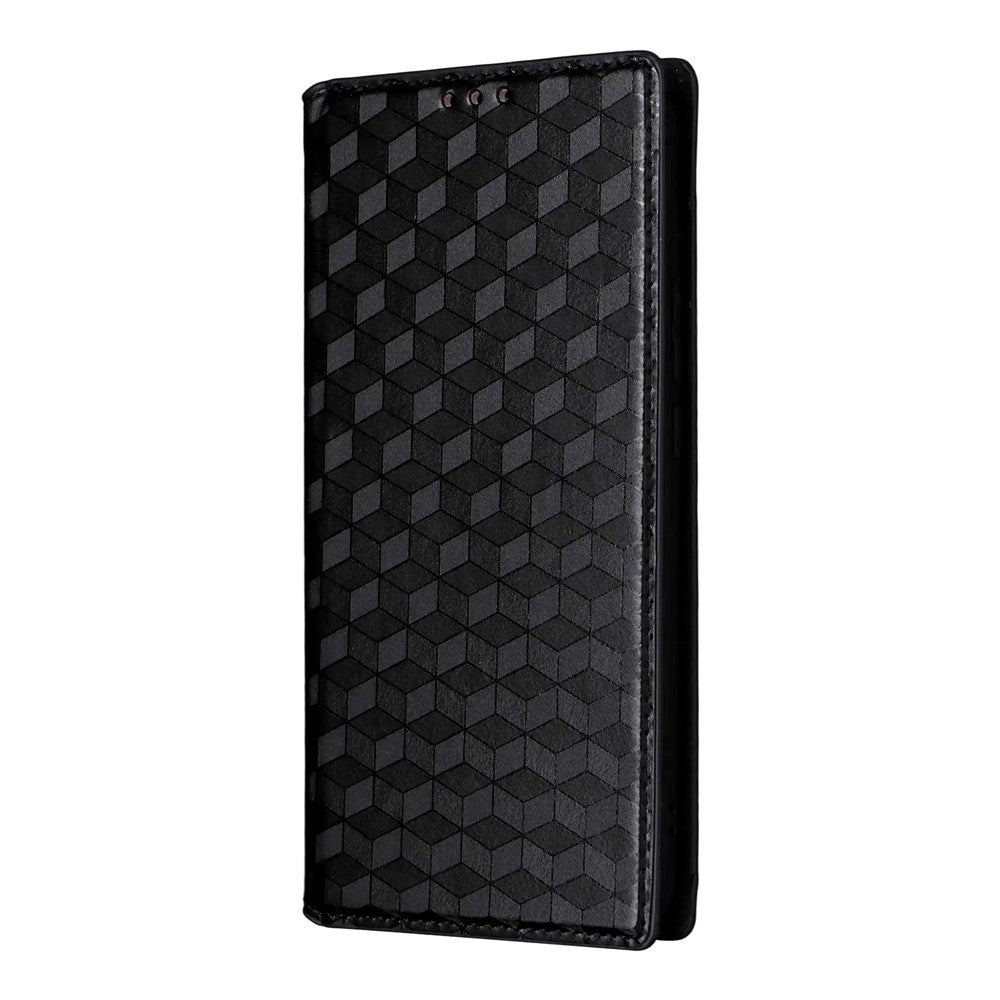 For Xiaomi 15 Ultra Case Wallet Rhombus Imprinted Leather Phone Cover