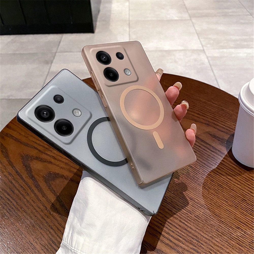 For Xiaomi Redmi Note 13 Pro 5G / Poco X6 5G Magnetic Case Precise Cutouts Matte PC Phone Cover