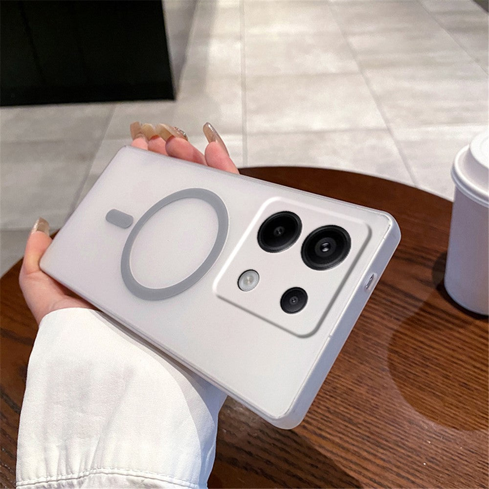 For Xiaomi Redmi Note 13 Pro 5G / Poco X6 5G Magnetic Case Precise Cutouts Matte PC Phone Cover