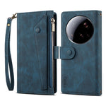 ESEBLE Star Series For Xiaomi 15 Ultra Case Zipper Wallet Leather Stand Phone Cover with Wrist Strap