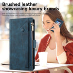 ESEBLE Star Series For Xiaomi 15 Ultra Case Zipper Wallet Leather Stand Phone Cover with Wrist Strap