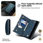 ESEBLE Star Series For Xiaomi 15 Ultra Case Zipper Wallet Leather Stand Phone Cover with Wrist Strap