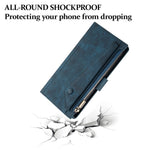 ESEBLE Star Series For Xiaomi 15 Ultra Case Zipper Wallet Leather Stand Phone Cover with Wrist Strap