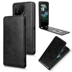 For Asus ROG Phone 9 5G  /  ROG Phone 9 Pro 5G Case with Card Slot Magnetic Vertical Flip Leather Phone Cover
