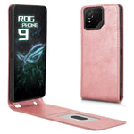 For Asus ROG Phone 9 5G  /  ROG Phone 9 Pro 5G Case with Card Slot Magnetic Vertical Flip Leather Phone Cover