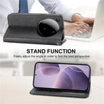 For Xiaomi 15 Ultra Case Calf Texture PU Leather Phone Cover with Wallet