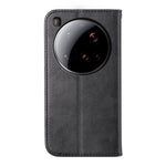 For Xiaomi 15 Ultra Case Calf Texture PU Leather Phone Cover with Wallet