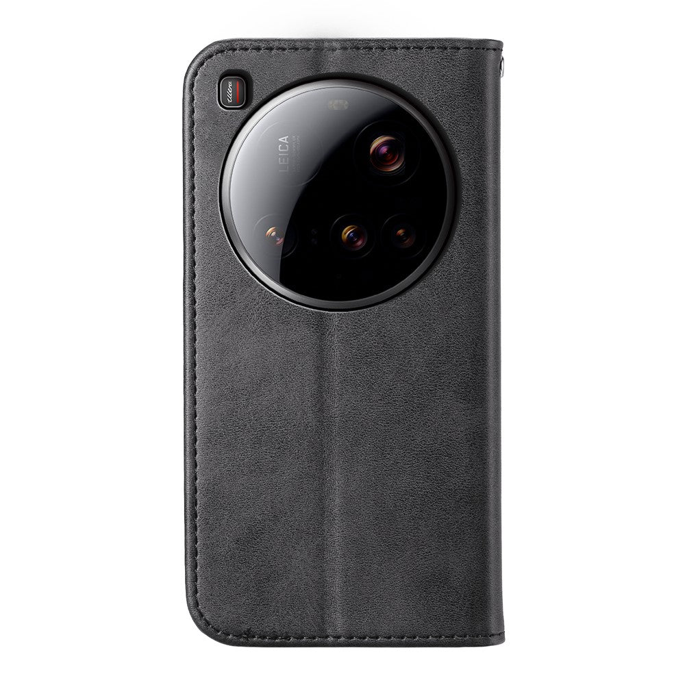 For Xiaomi 15 Ultra Case Calf Texture PU Leather Phone Cover with Wallet
