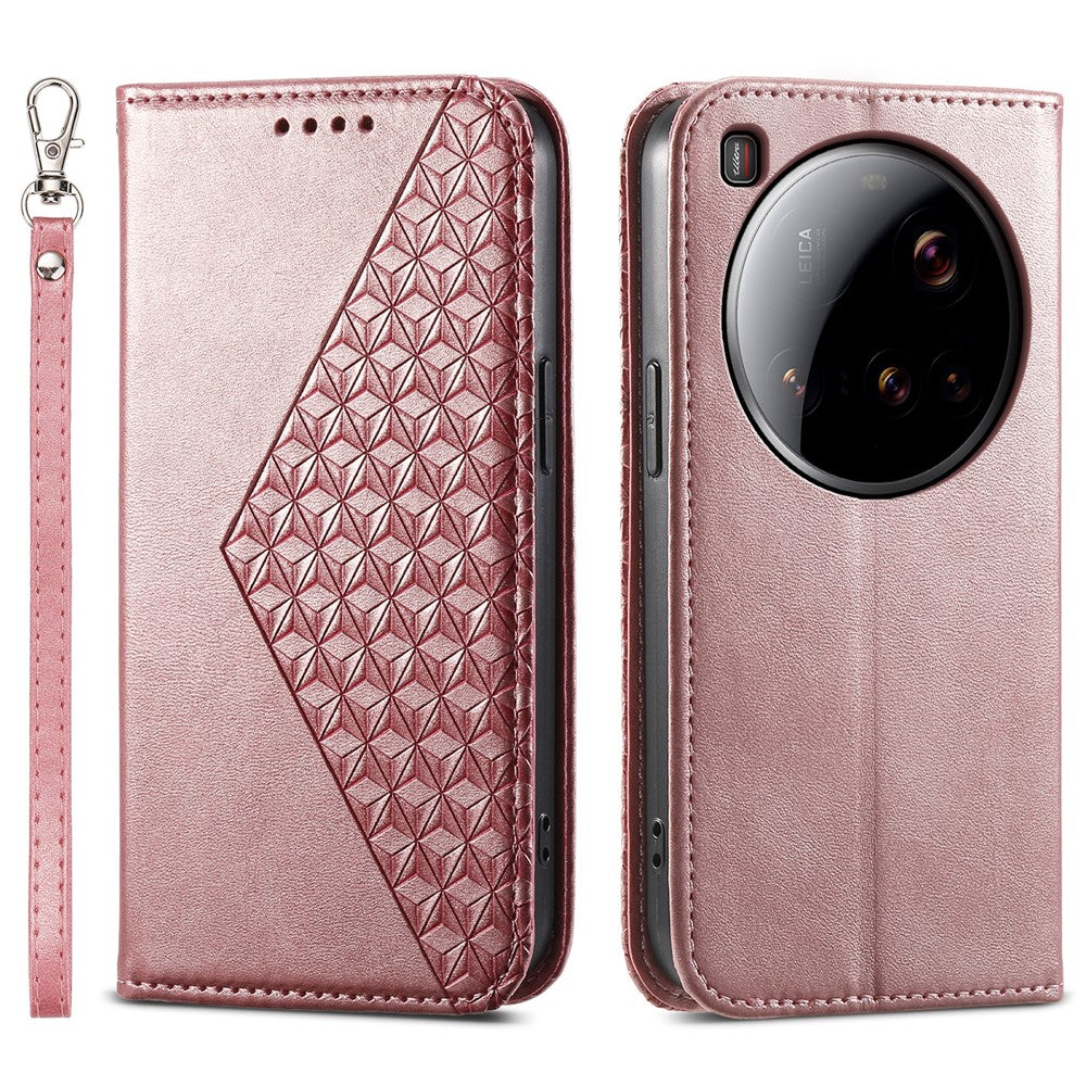 For Xiaomi 15 Ultra Case Calf Texture PU Leather Phone Cover with Wallet