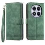 DIERFENG DF-03 For Xiaomi Redmi Note 14 Pro 4G Leather Case Lines Imprint Wallet Phone Cover