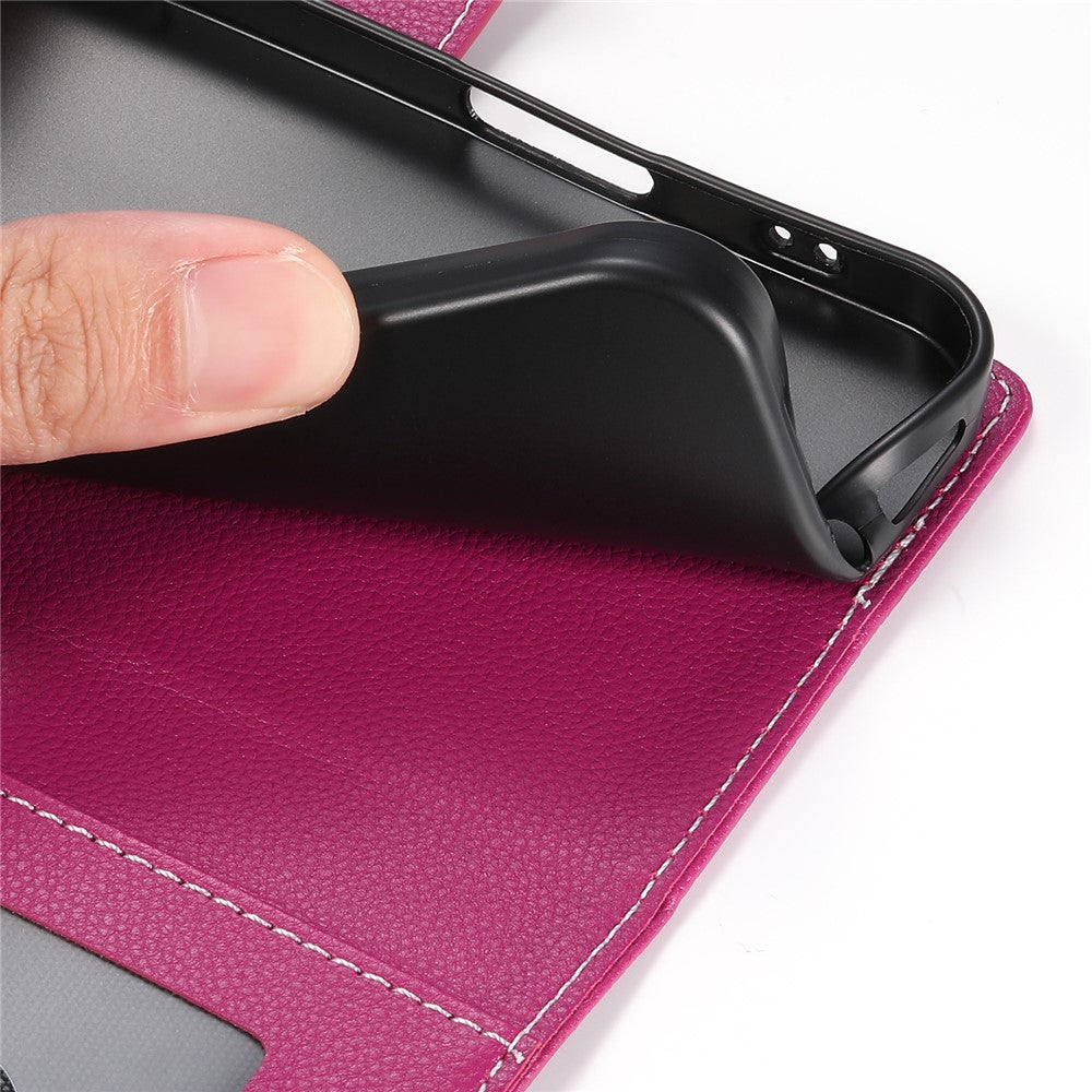 For Xiaomi 15 Ultra Stand Case Litchi Texture Leather Wallet Phone Cover Magnetic Snap
