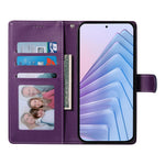 For Xiaomi Redmi Note 14 Pro 4G Stand Case Litchi Texture Leather Wallet Phone Cover Magnetic Snap
