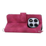 For Xiaomi Redmi Note 14 Pro 4G Case Flower Pattern PU Leather Wallet Phone Cover with Strap