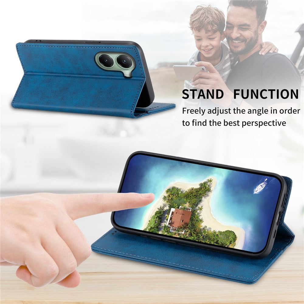 For Xiaomi Poco X7 Pro 5G  /  Redmi Turbo 4 5G Wallet Case RFID Blocking PU Leather Phone Cover